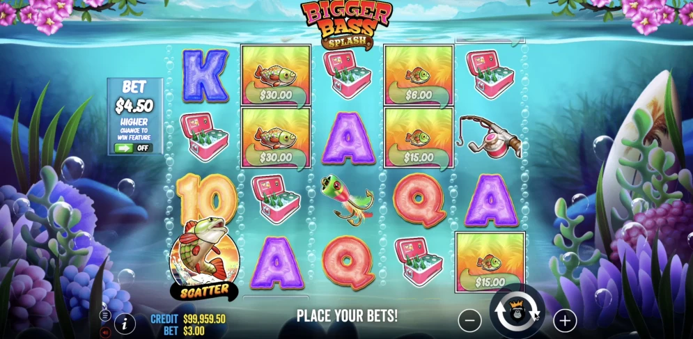 Bigger Bass Splash gameplay